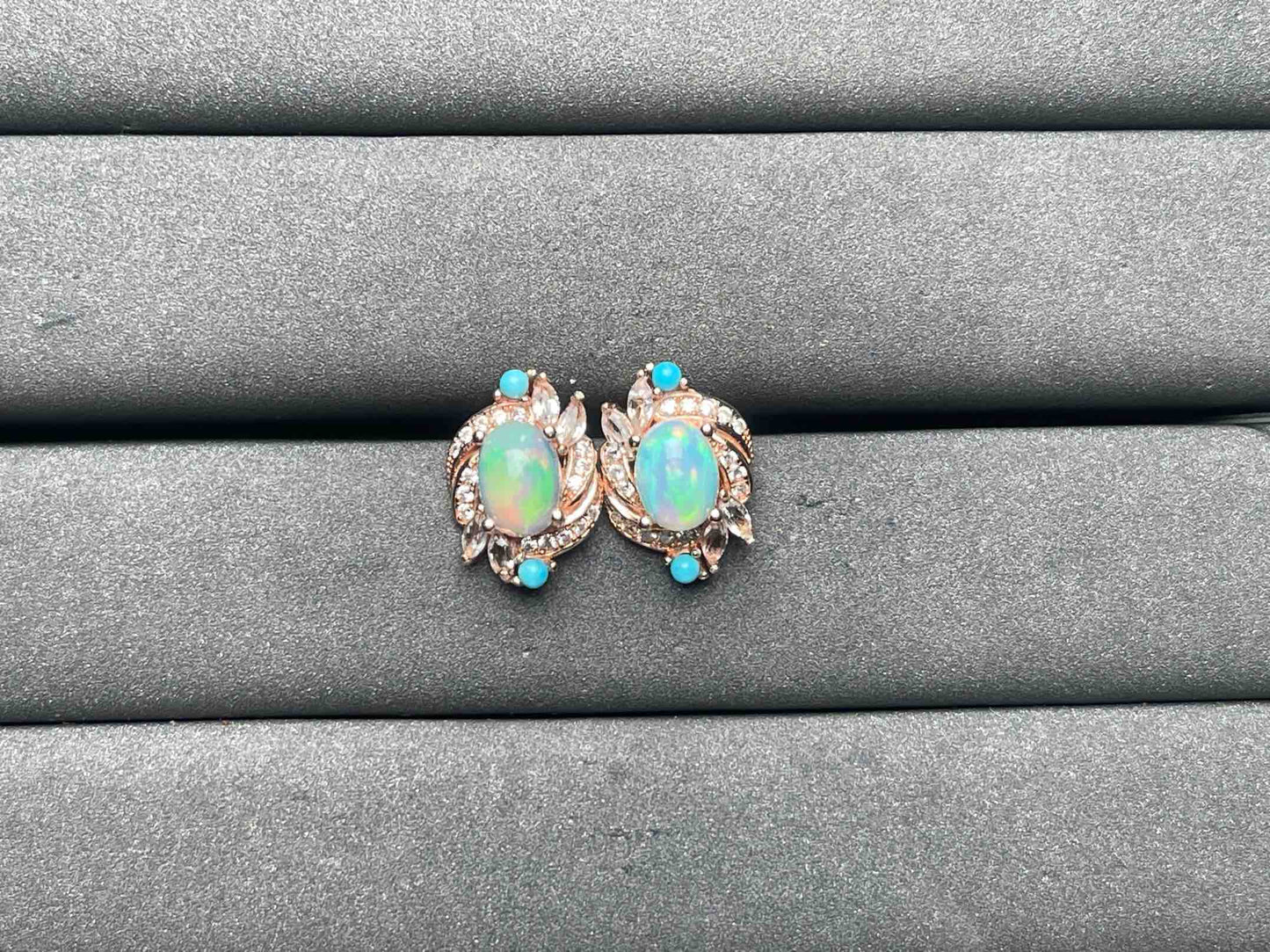A8515 Opal Earrings
