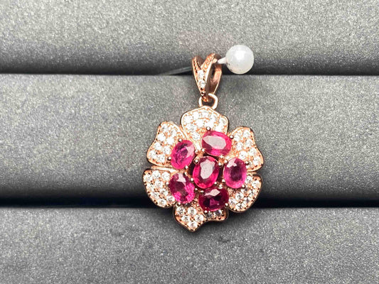 A8532 Pink Ruby Pendant