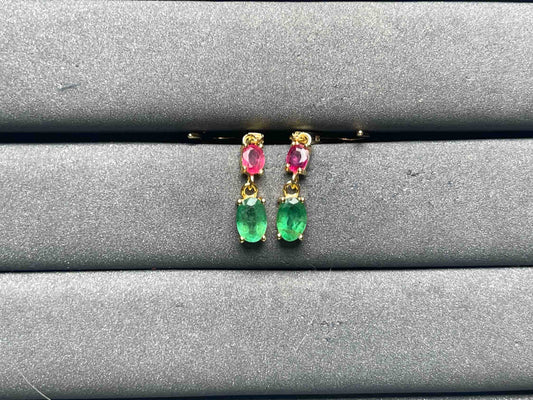 A8551 Emerald Earrings