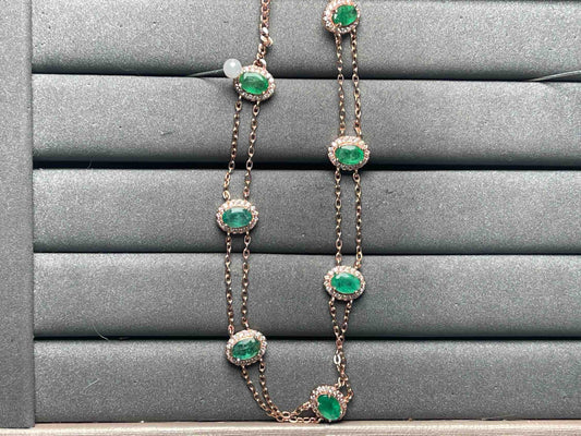 A8565 Emerald Necklace