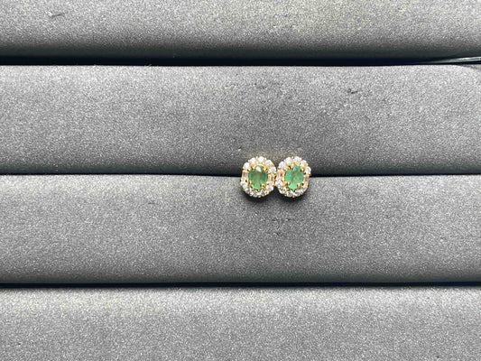 A8574 Emerald Earrings