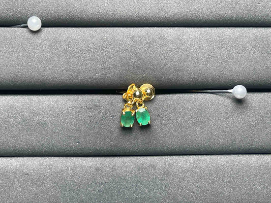 A8576 Emerald Earrings