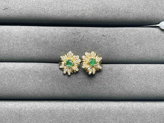 A8578 Emerald Earrings
