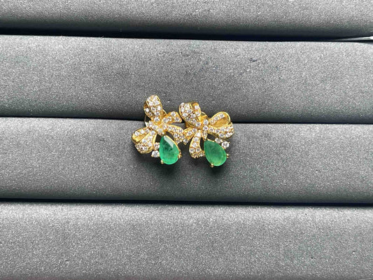 A8579 Emerald Earrings