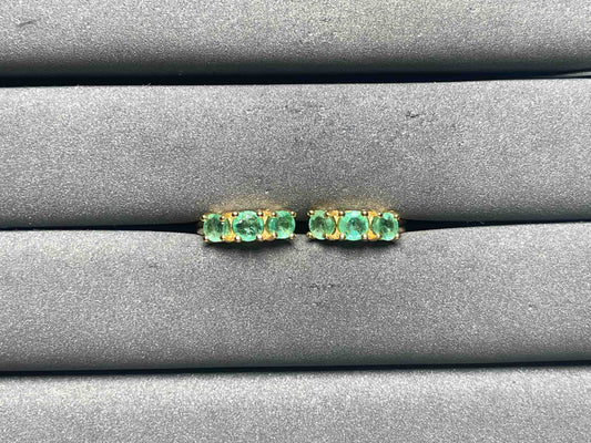 A8584 Emerald Earrings