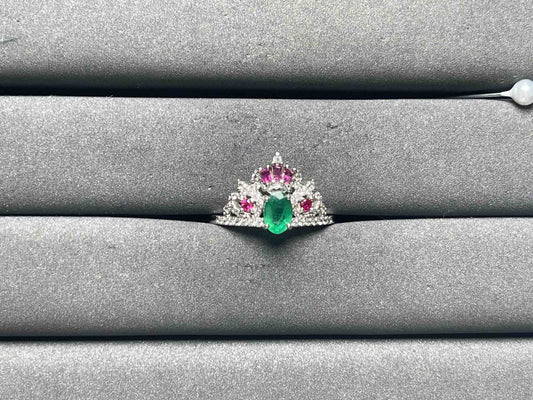 A8587 Emerald Ring