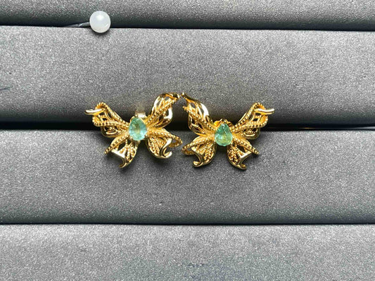 A8590 Emerald Earrings
