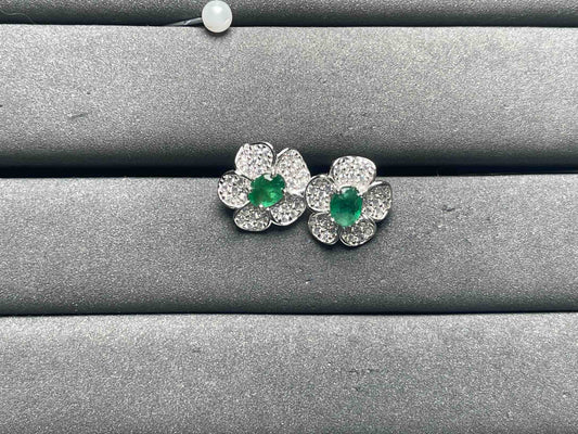 A8595 Emerald Earrings