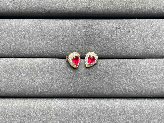 A8612 Garnet Earrings
