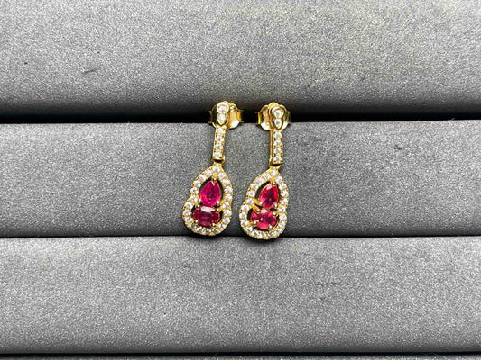 A8613 Sapphire Earrings