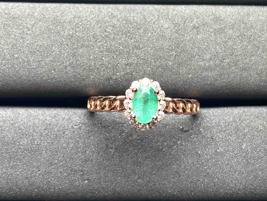A8693 Emerald Ring