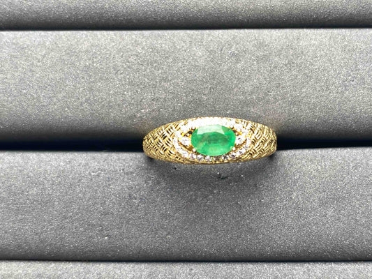 A8703 Emerald Ring