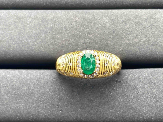 A8711 Emerald Ring