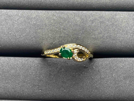 A8714 Emerald Ring