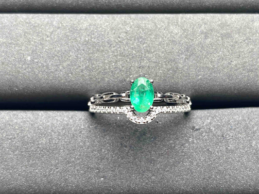 A8741 Emerald Ring