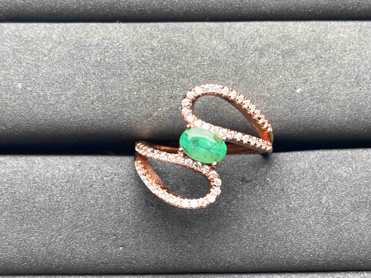 A8757 Emerald Ring