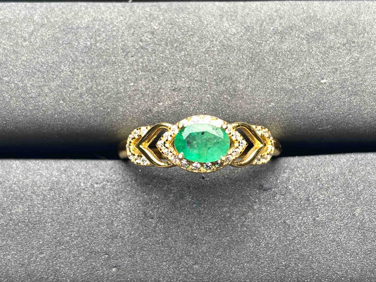 A8765 Emerald Ring