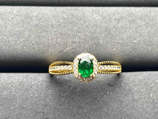 A8771 Emerald Ring