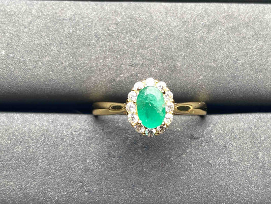 A8791 Emerald Ring