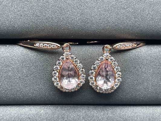 A884 Morganite Earrings