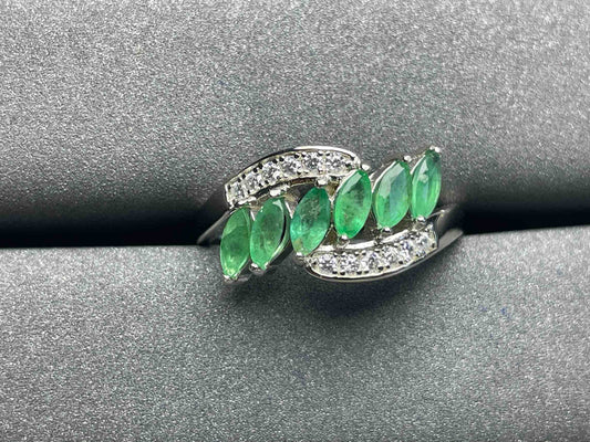 A896 Emerald Ring