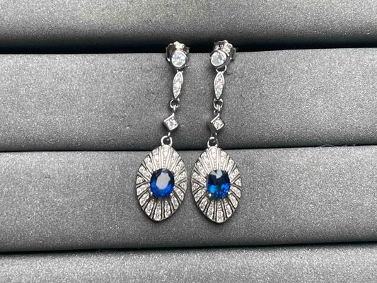 A9048 Sapphire Earrings