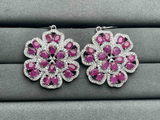 A9049 Ruby Earrings