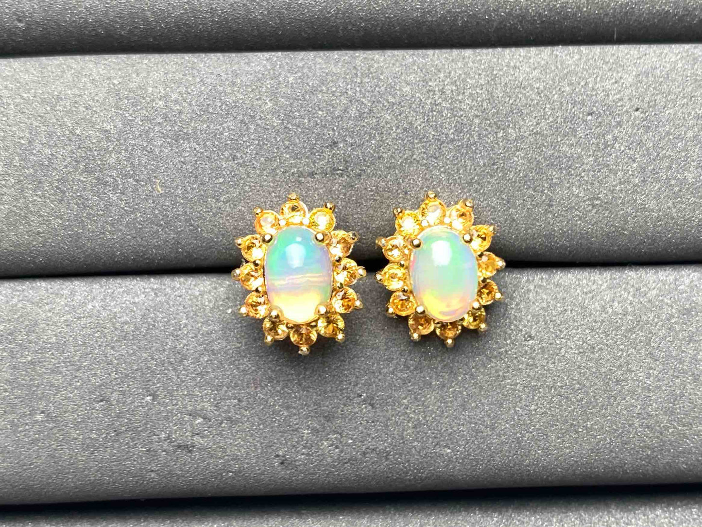 A9109 Opal Earrings