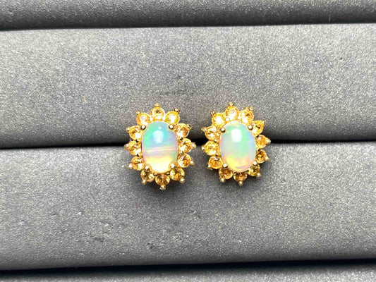 A9109 Opal Earrings