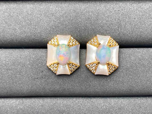 A9113 Opal Earrings