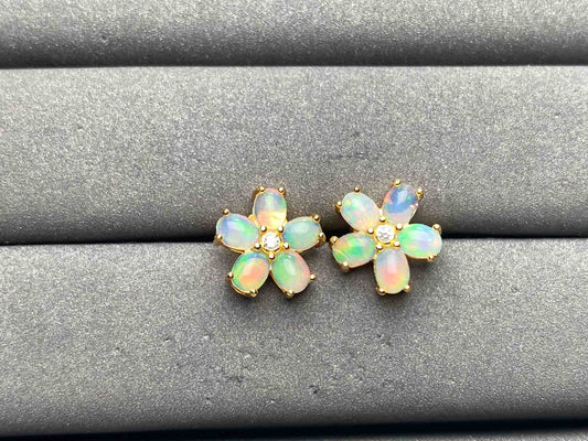 A9114 Opal Earrings