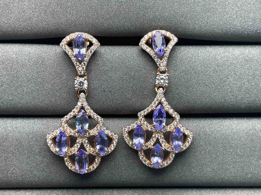 A912 Tanzanite Earrings