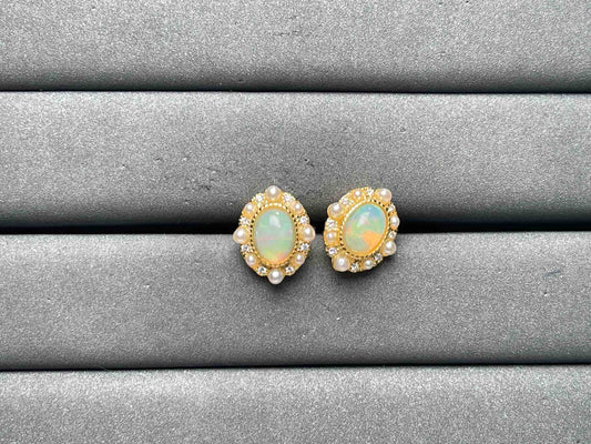 A9126 Opal Earrings