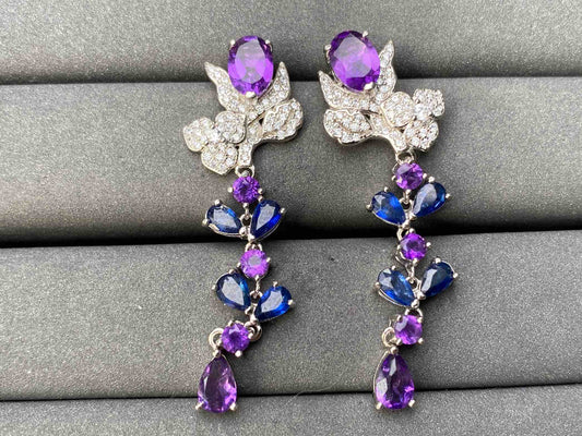 A9146 Amethyst Earrings