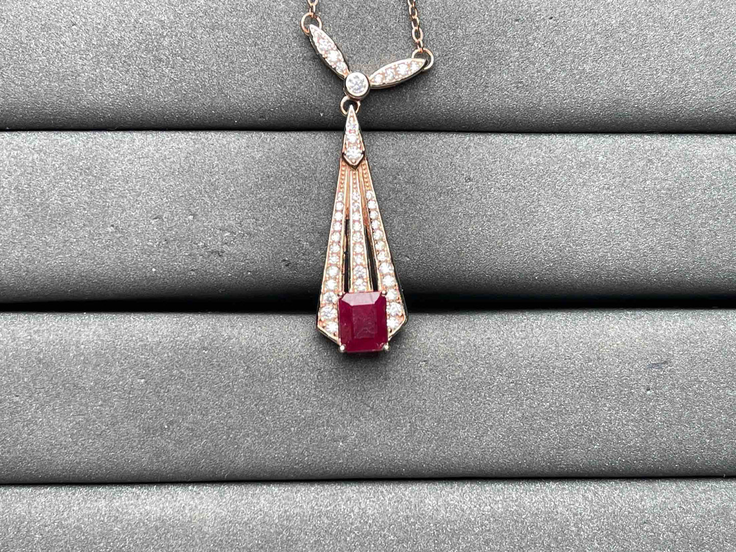 A9158 Ruby Necklace