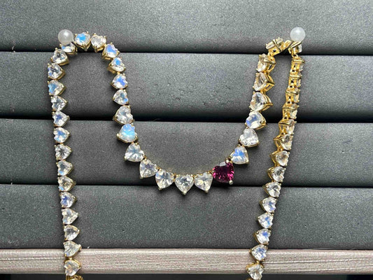 A9222 Aquamarine Necklace