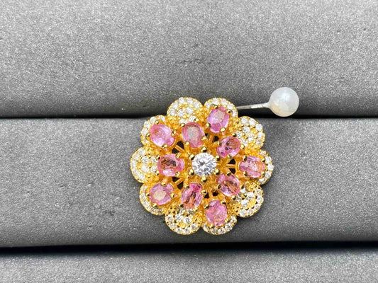 A9249 Pink Sapphire Pendant