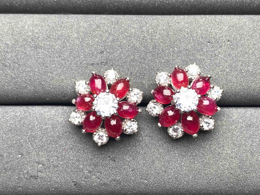 A9268 Ruby Earrings
