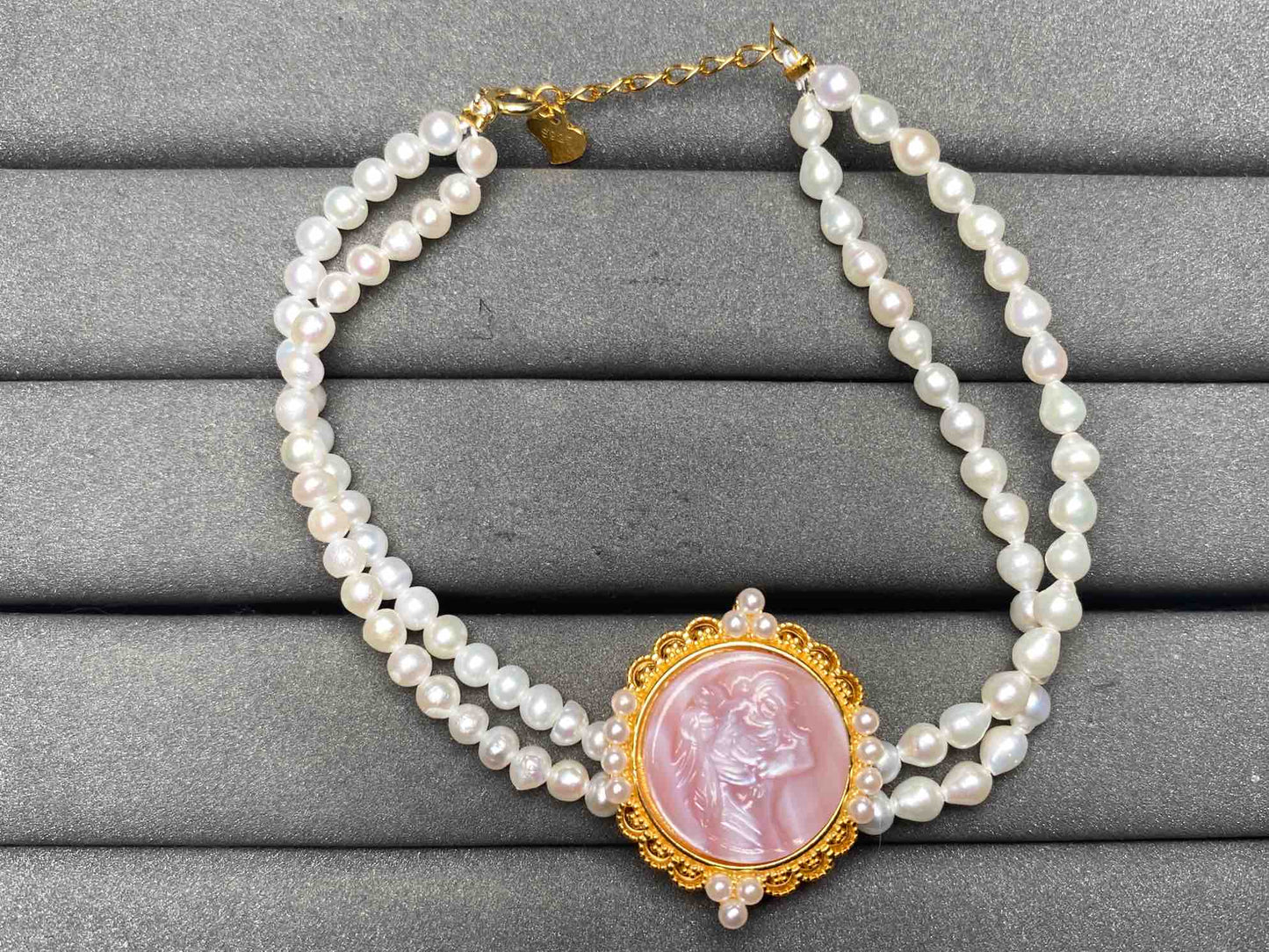 A9284 Pink conch Bracelet