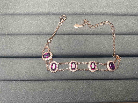 A9292 Garnet Bracelet