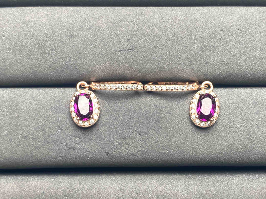 A9297 Garnet Earrings