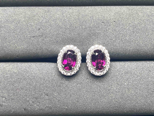 A9300 Garnet Earrings