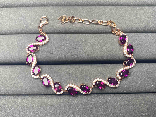 A9304 Garnet Bracelet