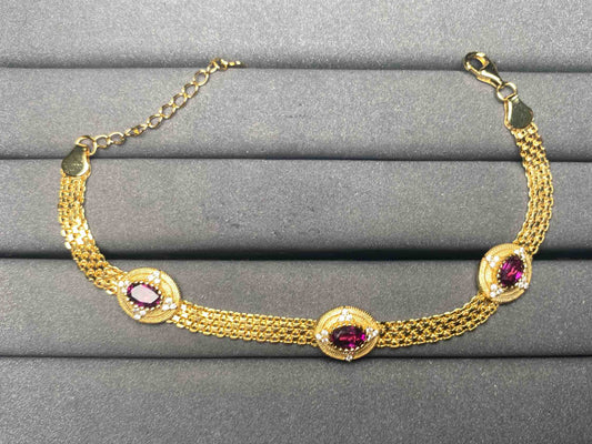 A9305 Garnet Bracelet