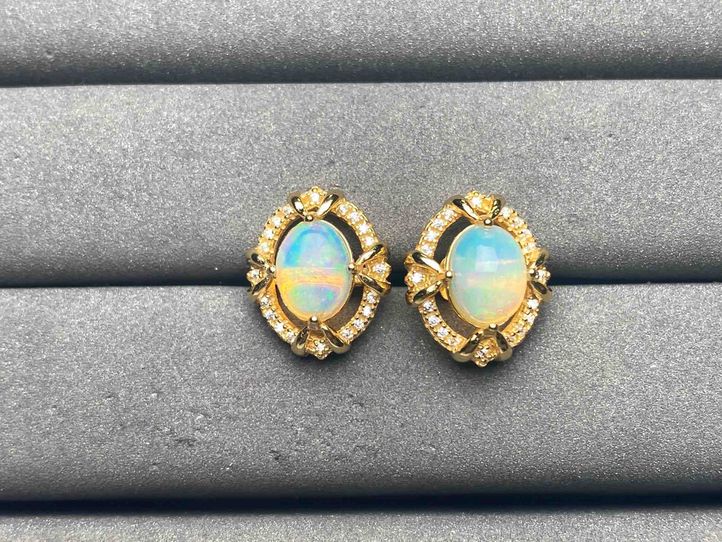 A9316 Opal Earrings
