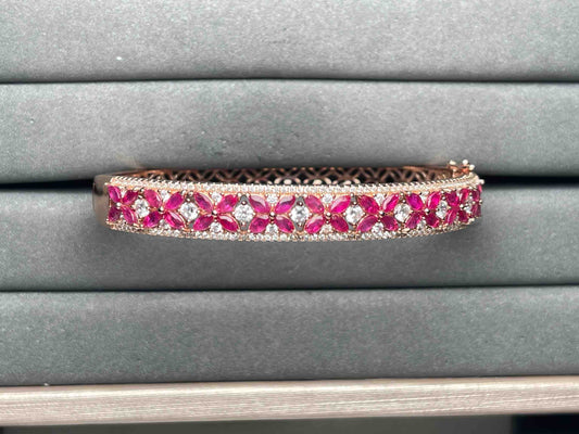 A9342 Pink Ruby Bangle