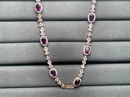 A9343 Garnet Necklace
