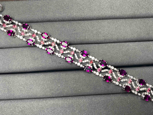 A9393 Garnet Bracelet