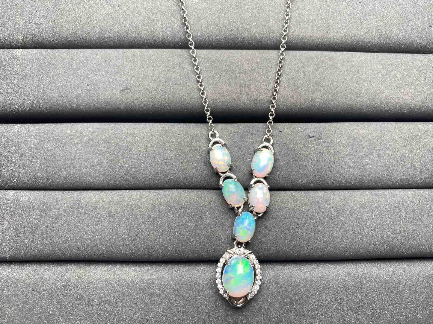 A9578 Opal Necklace