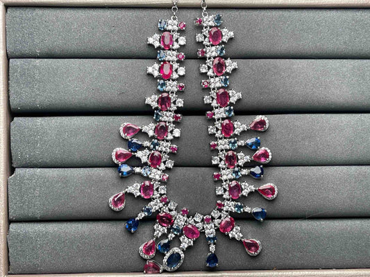 A9593 Sapphire Necklace